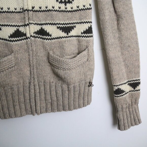 Aritzia TNA Sea to Sky 100% Lambswool Full Zip Cardigan Size XS - Picture 3 of 9